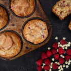 Muffins chocolats blanc/framboise