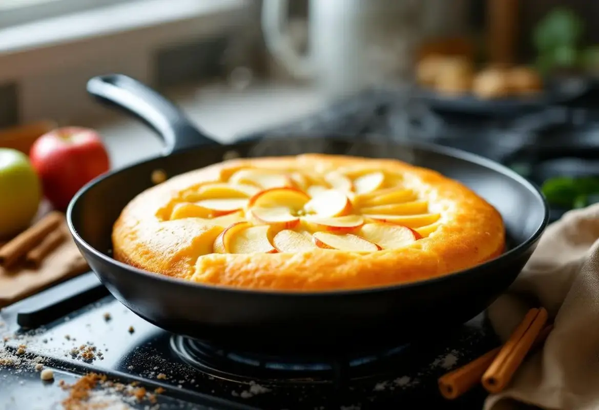 Je fais ce gâteau aux pommes à la poêle : simple, rapide, sans four, et 100 % réconfort.jpg