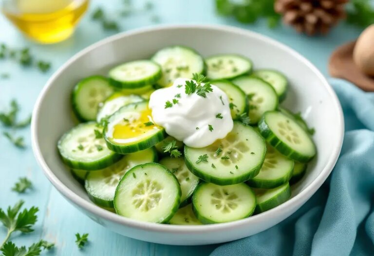 « Je ne fais plus que cette salade de concombres » (parfaite contre les grosses chaleurs).jpg