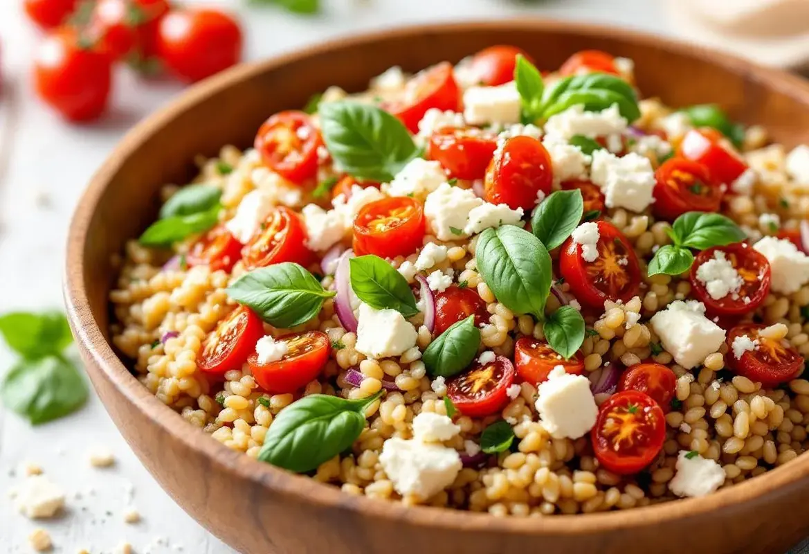 L’orge, vous y avez pensé ? : ma salade basilic-tomates séchées est une tuerie fraîche.jpg